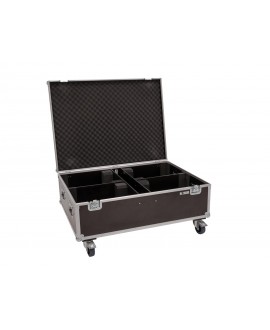Roadinger Flightcase 4x LED THA-150F Theater Spot Custodie per proiettori