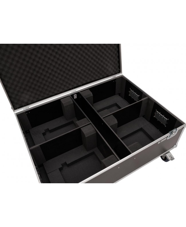 Roadinger Flightcase 4x LED THA-150F Theater Spot