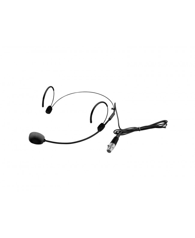 Omnitronic UHF-300 Headset Microphone black Microfoni ad archetto e Earset