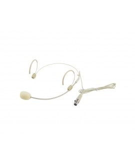 Omnitronic UHF-300 Headset Microphone skin colored Microfoni ad archetto e Earset