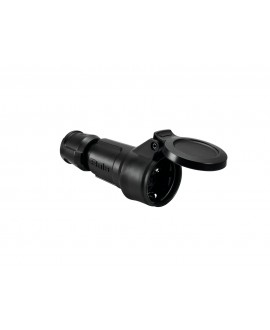 Bals Safety Connector durable black Connettori volanti SCHUKO