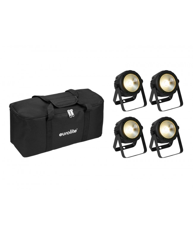 Eurolite Set 4x LED PARty Spot COB + Soft Bag PAR LED
