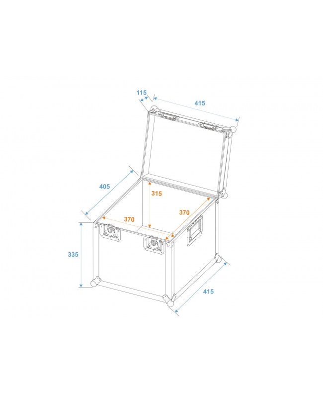 Roadinger Universal Transport Case heavy 40x40cm Other Cases