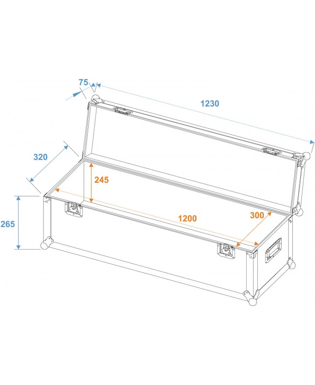 Roadinger Universal Case Pro 120x30x30cm Other Cases