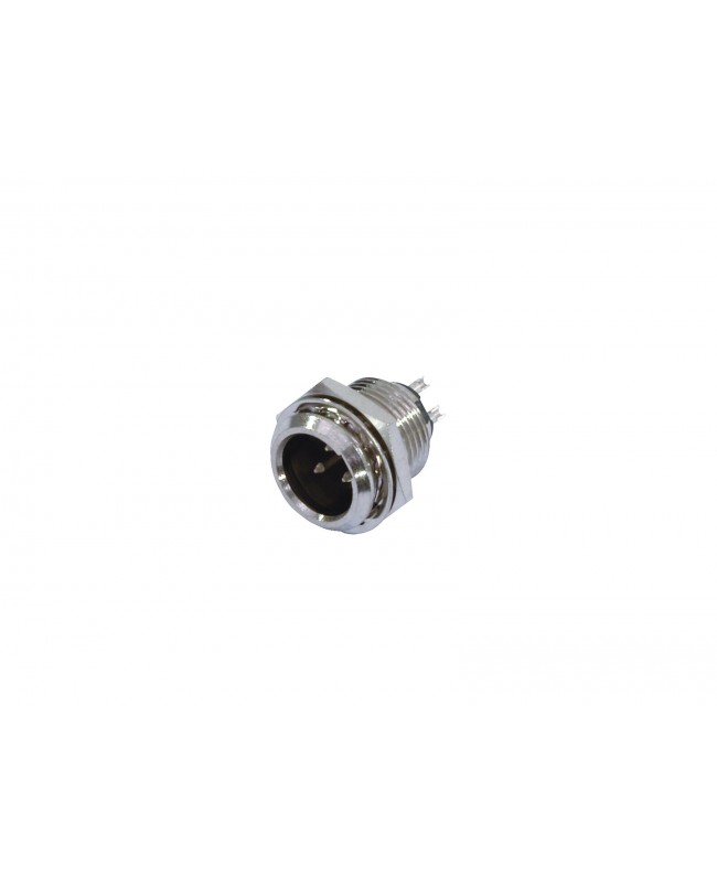 Omnitronic Mini XLR Mounting plug 3pin XLR Chassis Connectors