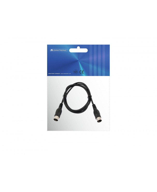 Omnitronic DIN cable 5pin MIDI 6m Cavi MIDI