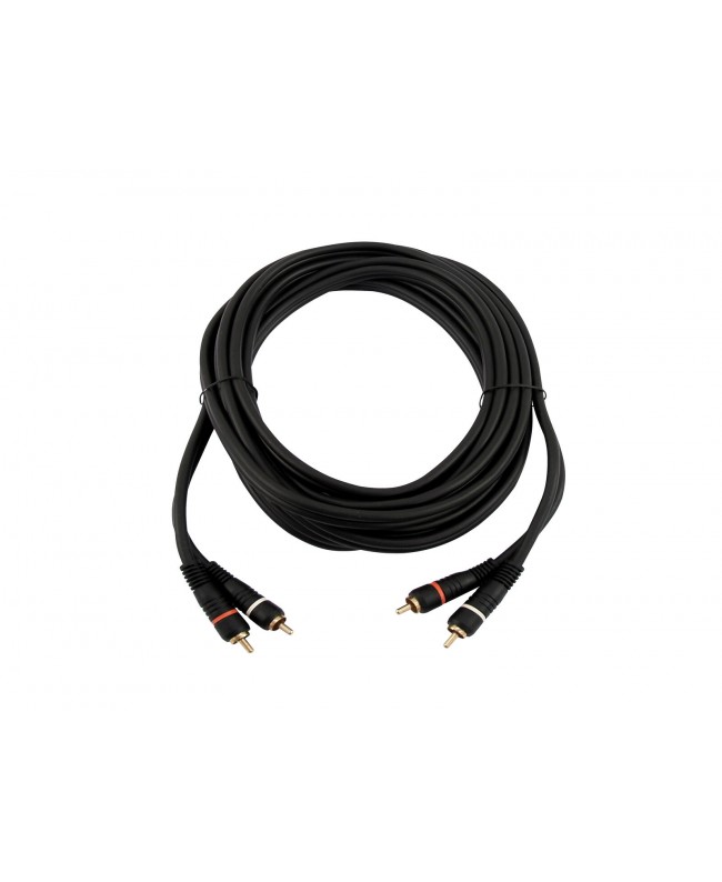 Omnitronic RCA Cable 2x2 10m Cavi sbilanciati