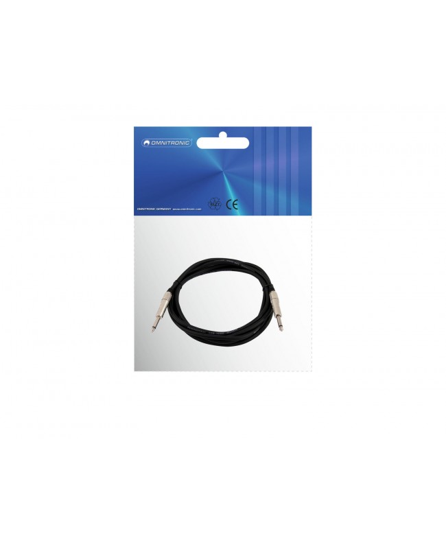 Omnitronic Speaker Cable Jack 2x1.5 1.5m bk