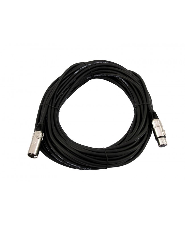 Omnitronic XLR Cable 3-pin 30m bk Cavi per microfono & StarQuad