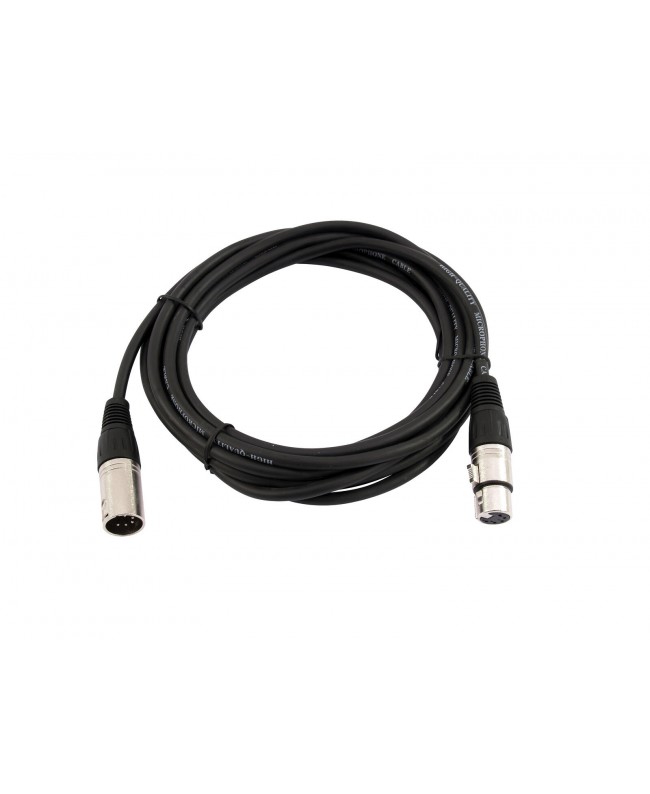Omnitronic XLR Cable 5-pin 5m bk DMX Cables