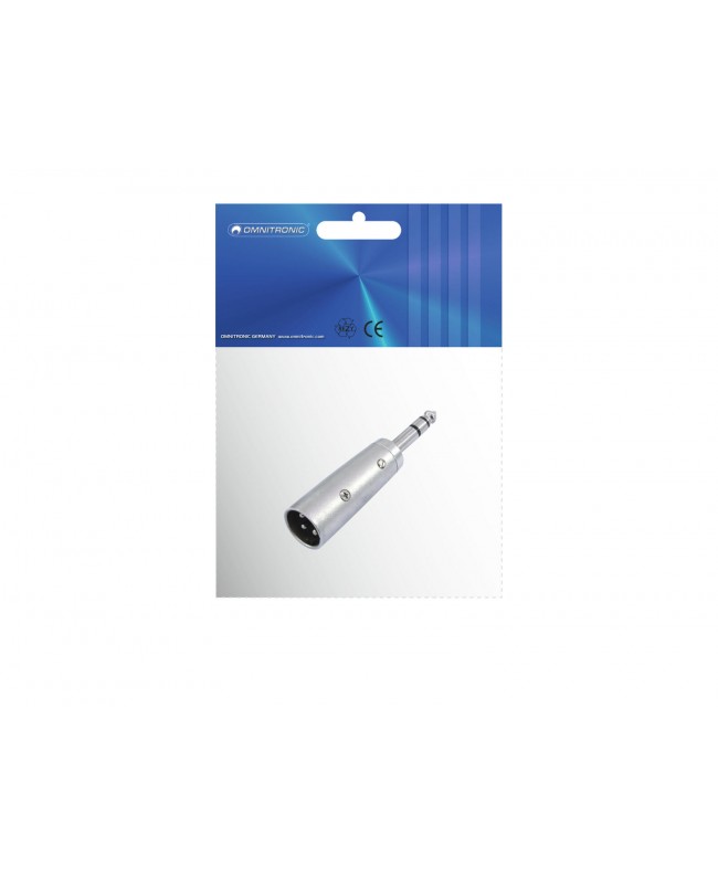 Omnitronic Adapter XLR(M)/Klinke(M) stereo