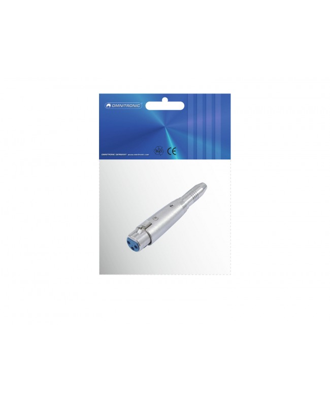 Omnitronic Adapter XLR(F)/Klinke(F) mono