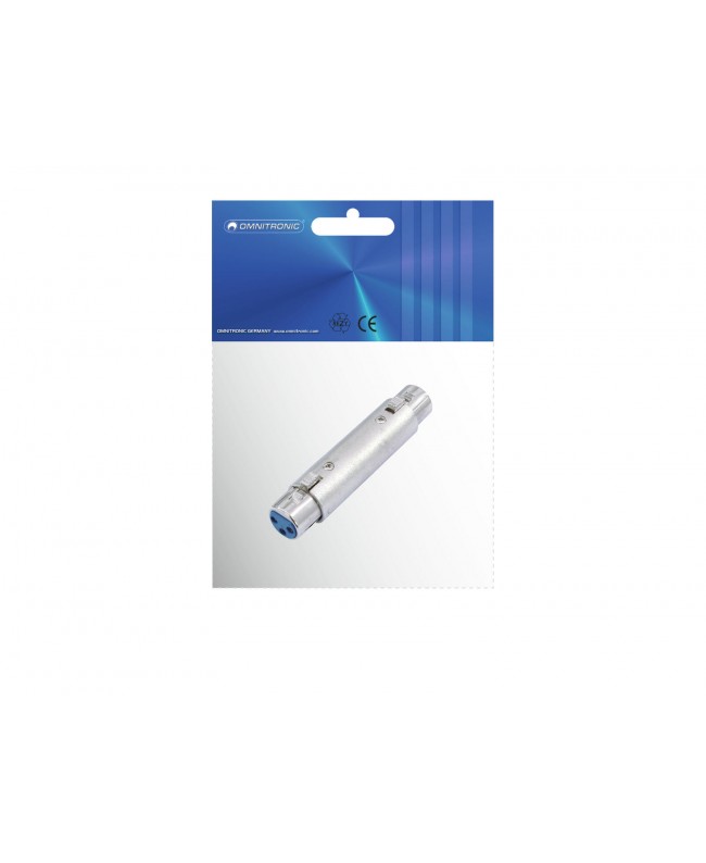 Omnitronic Adapter 3pol XLR(F)/3pol XLR(F)
