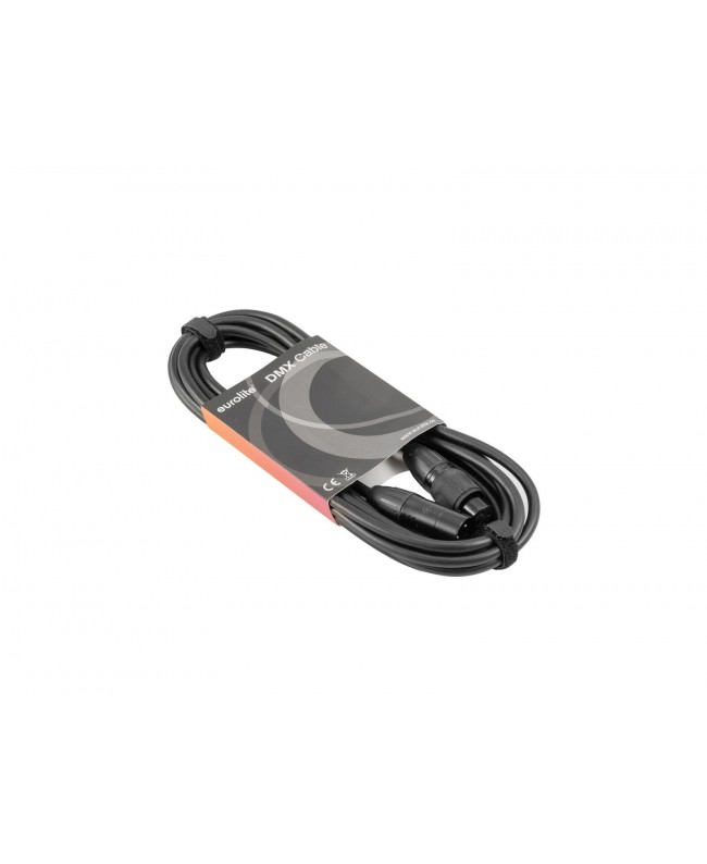 Eurolite DMX cable SEC-1 IP65 3pin 1m bk