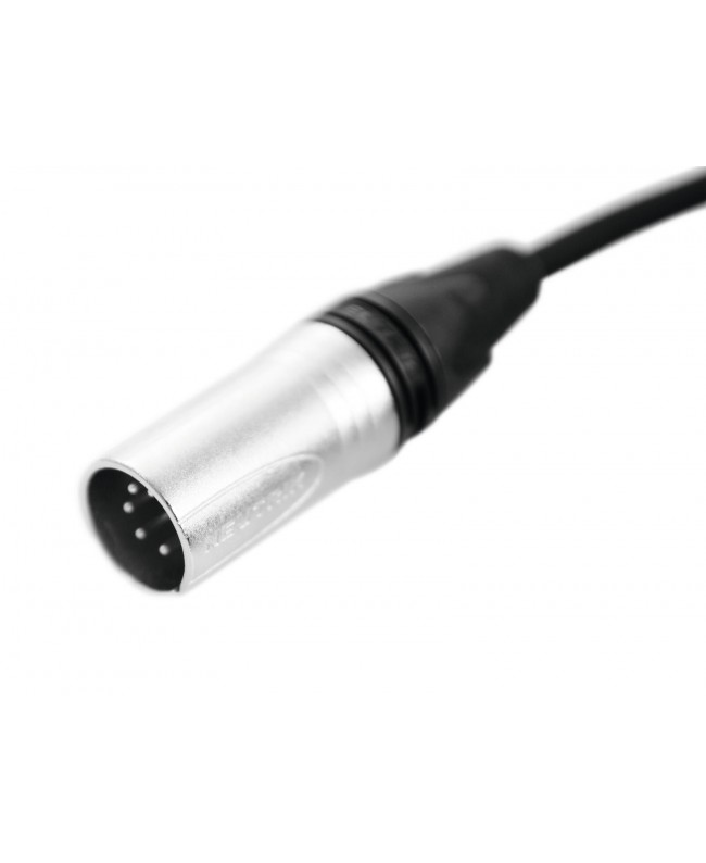 PSSO DMX Cable XLR 5-pin 5m bk Neutrik
