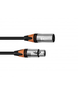 PSSO XLR Kabel COL 3pol 3m sw Neutrik