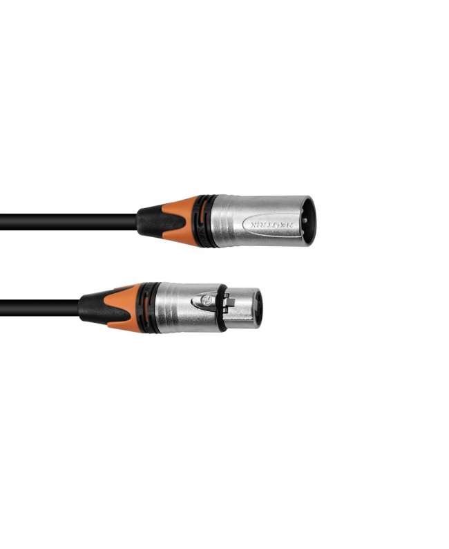 PSSO XLR Cable COL 3-pin 3m bk Neutrik Cavi per microfono & StarQuad