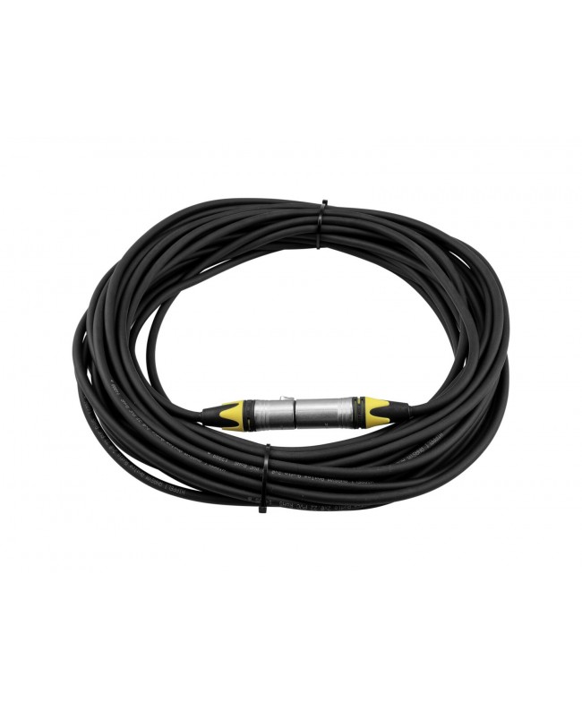 PSSO XLR Cable COL 3-pin 20m bk Neutrik Cavi per microfono & StarQuad