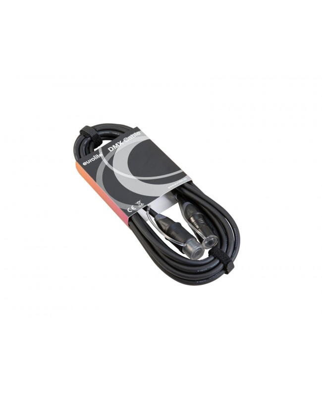 Eurolite DMX Kabel EC-1 IP65 3pol 3m sw