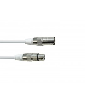 Eurolite DMX Cable XLR 3-pin 5m white