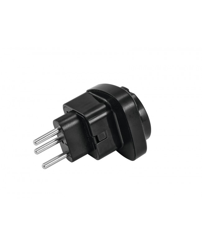 Omnitronic Adapter EU/CH Plug 10A bk Adapters