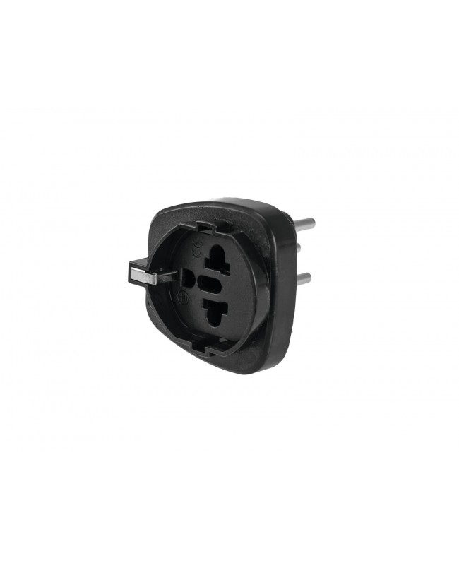 Omnitronic Adapter EU/CH Stecker 10A sw Adapter
