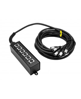 Omnitronic Multicore Stagebox MUS-610 6IN 10m Stagebox con cavo