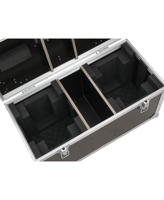 Roadinger Flightcase 2x LED TMH-17 Movinglight-Cases