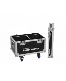 Roadinger Flightcase 2x Spark Master with wheels