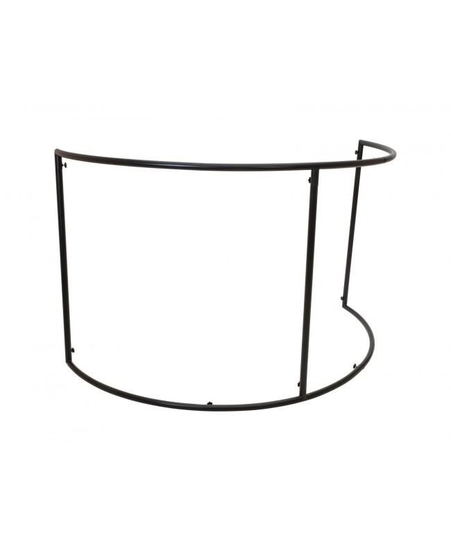 Omnitronic Mobile DJ Screen Curved incl. Cover bk