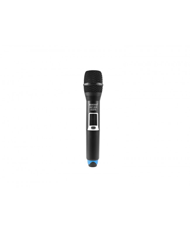 Omnitronic UHF-300 Handheld Microphone 823-832/863-865MHz Trasmettitori