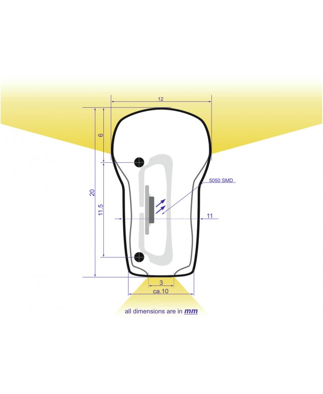 Eurolite LED Neon Flex 230V Slim green 100cm Tubi luminosi