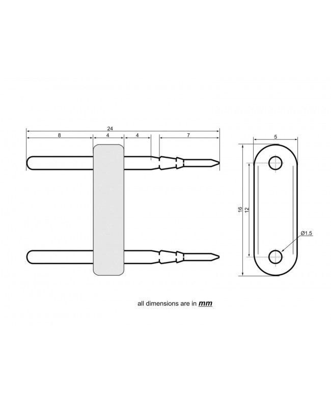 Eurolite LED Neon Flex 230V Slim Power Contact Pin Altri accessori