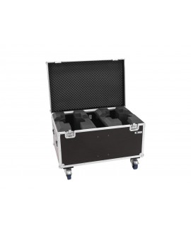 Roadinger Flightcase 2x LED TMH-X19 Moving head Cases for moving lights