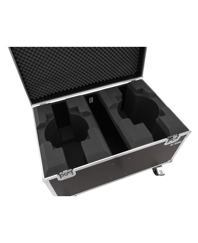 Roadinger Flightcase 2x LED TMH-X19 Moving head Cases for moving lights