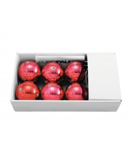 Europalms LED Christmas Ball 6cm, red 6x