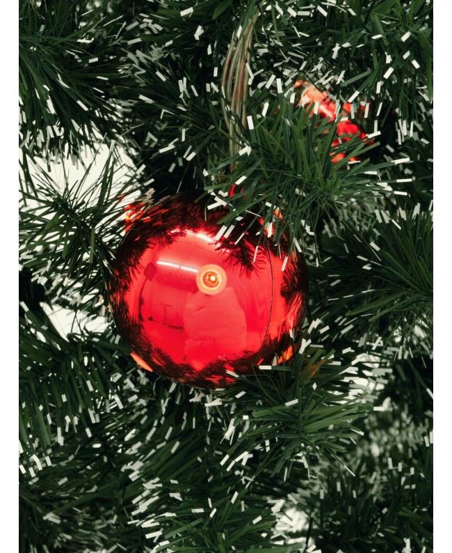 Europalms LED Christmas Ball 6cm, red 6x
