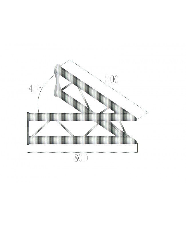 Alutruss BISYSTEM PV-19 2-way 45° vertical Pro-30 Step