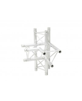 Alutruss TRILOCK E-GL33 C-44 4-way Piece \/ left Pro-30 a sezione triangolare