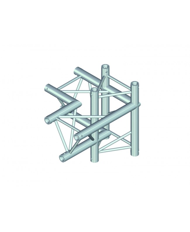 Alutruss TRILOCK E-GL33 C-44 4-way Piece \/ left Pro-30 a sezione triangolare