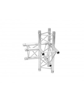 Alutruss TRILOCK E-GL33 C-45 4-way Piece \/ right Pro-30 a sezione triangolare