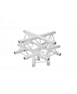 Alutruss TRILOCK E-GL33 T-52 5-way Piece \/ Pro-30 a sezione triangolare