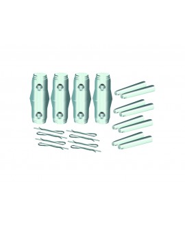 Alutruss QUADLOCK set connecting cone/pivot/pin