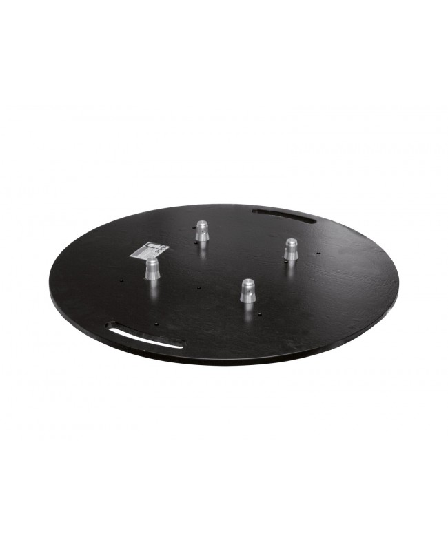 Alutruss Steel Base Plate round type AM bk