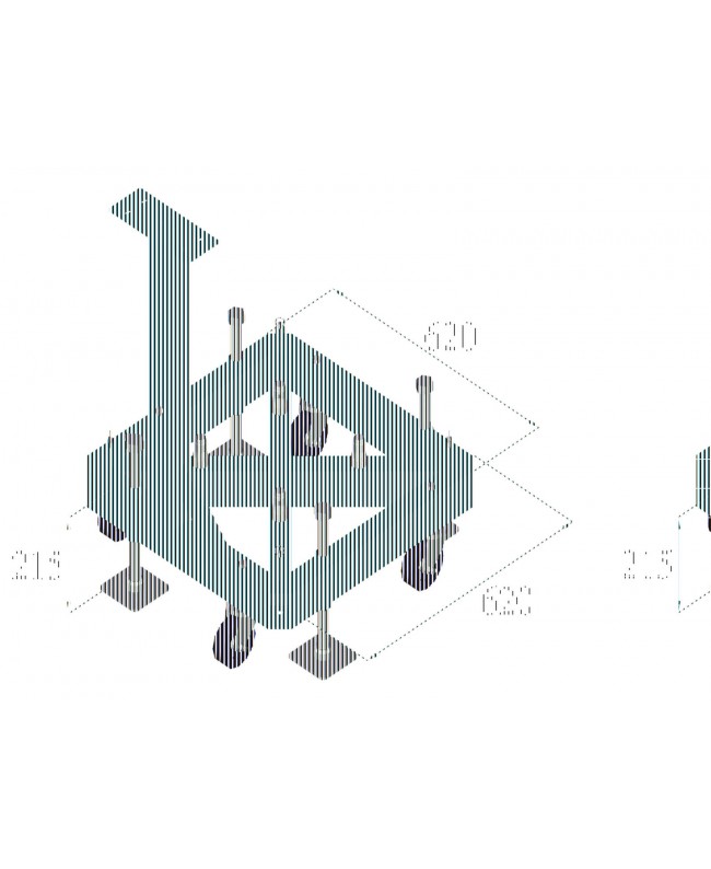 Alutruss Tower Bodenplatte