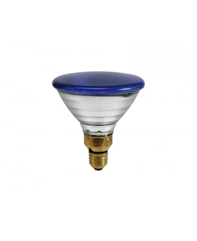 Omnilux PAR-38 230V/80W E-27 FL blau Schraubsockellampen