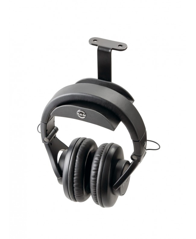 K&M 16330 Headphone holder - black Miscellaneous