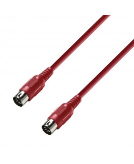 Adam Hall Cables 3 STAR MIDI 0075 RED Cavi MIDI