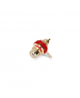 Adam Hall Connectors 4 STAR PR2 RED Connettori a panello RCA