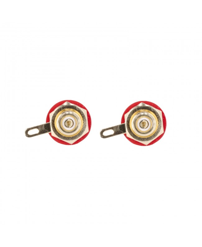Adam Hall Connectors 4 STAR PR2 RED Connettori a panello RCA